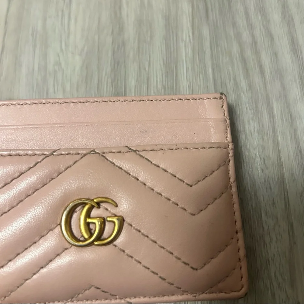 Gucci GG Marmont Leather Card Case
